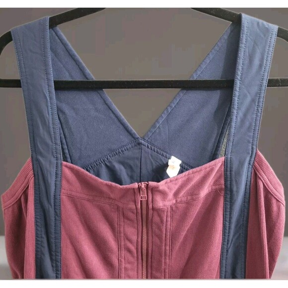 Daily Practice By Anthropologie Colorblock Utility Jumpsuit Sz XL Outdoor - Picture 4 of 16